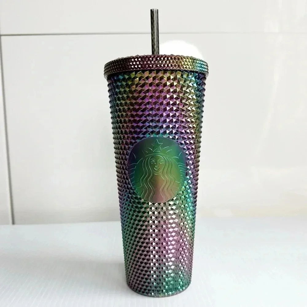 Starbucks Oil Slick Rainbow Iridescent Venti Tumbler 24oz. Halloween 2023